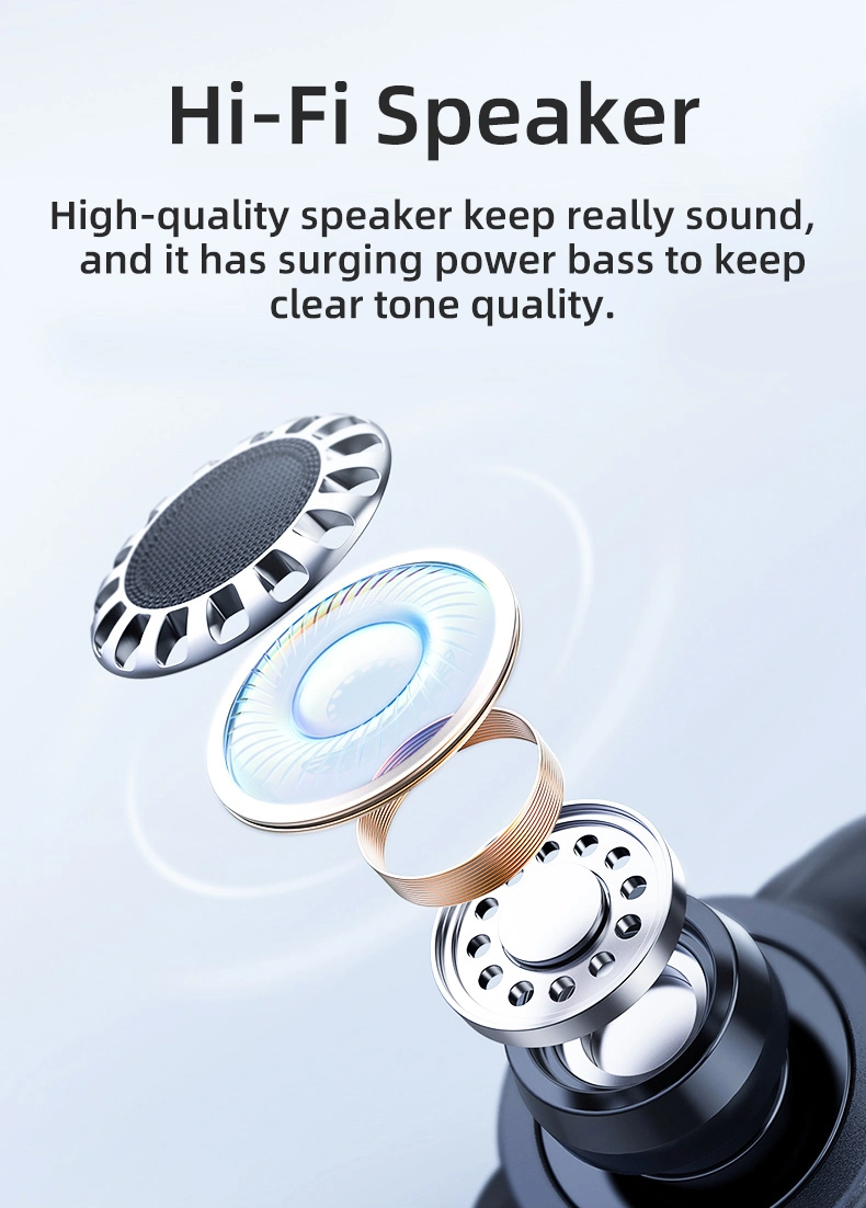 Neckband in Ear Sport Wireless Earphone Headphone with Hands Mic Mobile Phone Bluetooth Earphone in Ear Bluetooth Earbud with TF Card Music Play Model