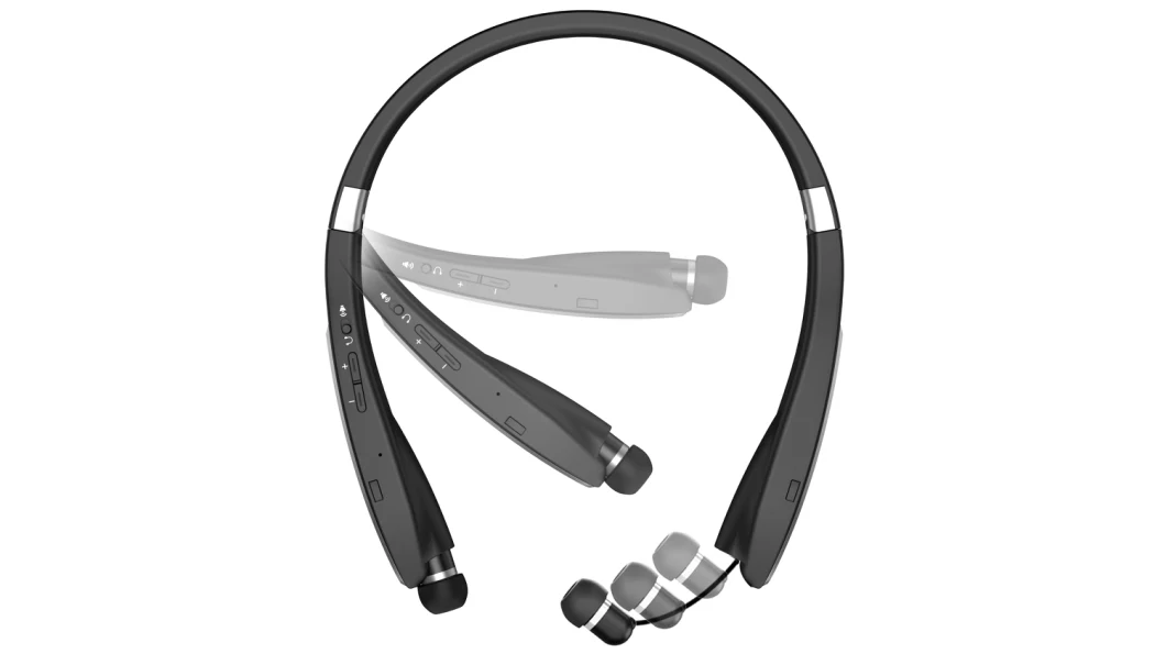 Foldable Design Stereo Sport Bluetooth 5.0 Wireless Neckband Earphone